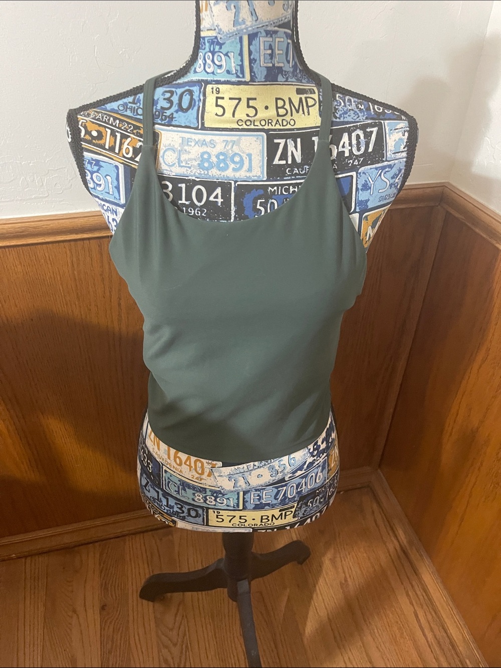 Old Navy Active Olive Green Athletic Tank